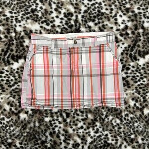 y2k Gap Plaid Skirt